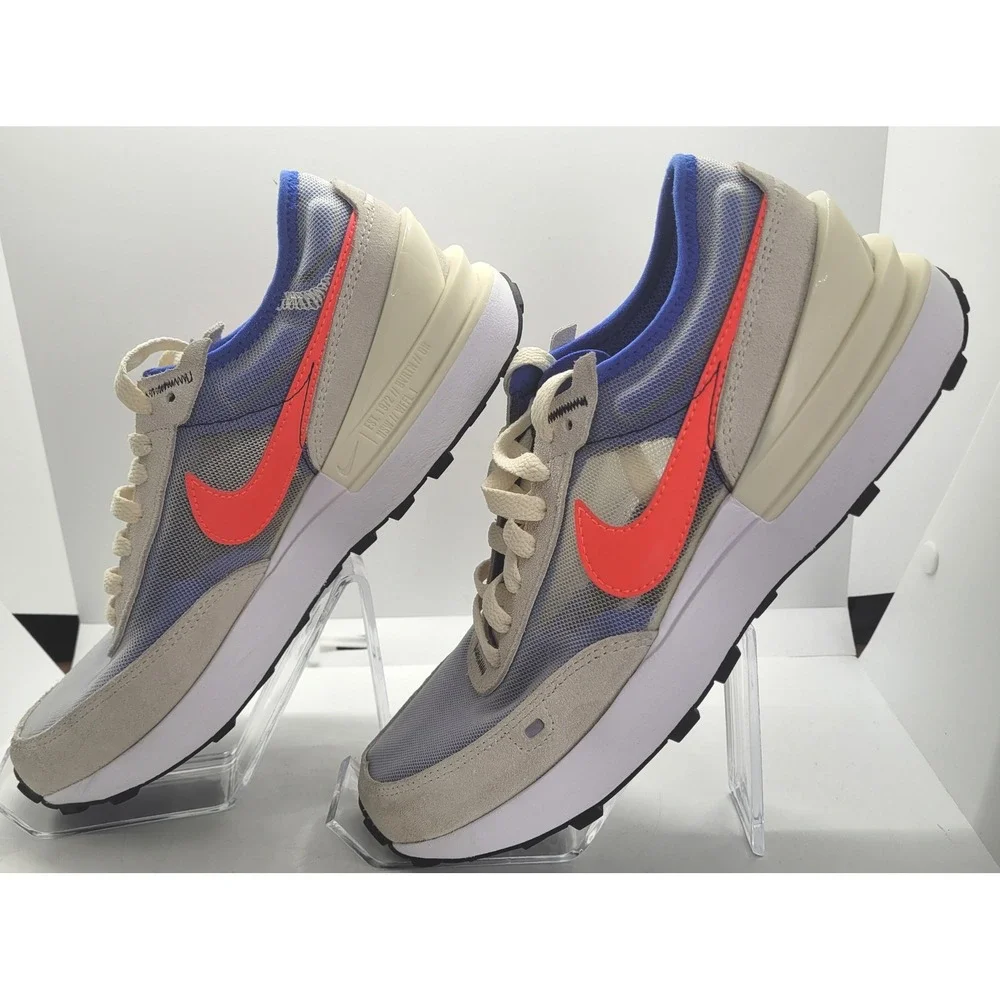 Nike Waffle One Sneakers Kids Size 6Y‎ DC0481101 Coconut Milk Crimson
